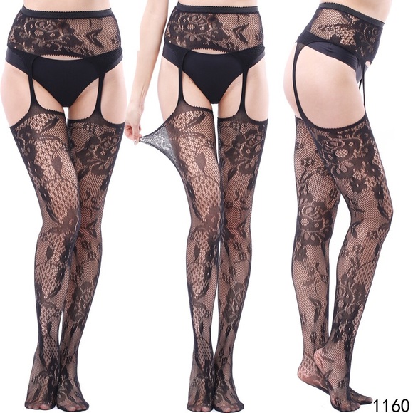 Other - Black fishnet pantyhose
